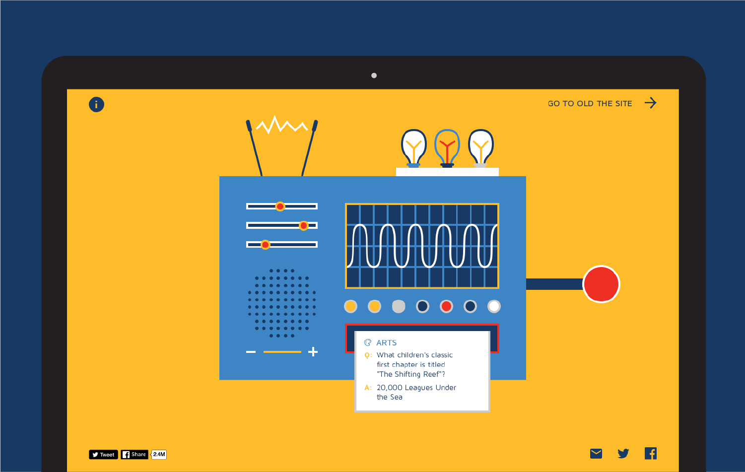 desktop trivia card